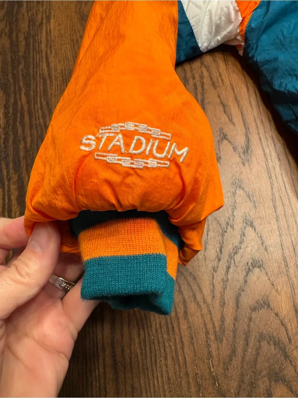 Vintage Miami Dolphins Stadium Apparel Youth Large Jacket